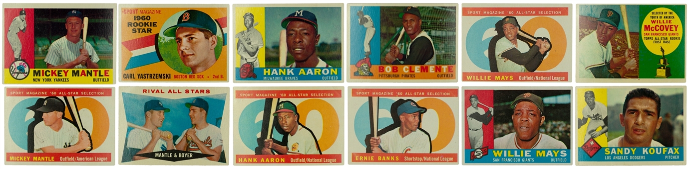 1960 Topps Complete Set (572)